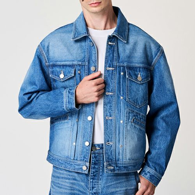 TUCK JACKET NAMI (LightBlue) | G-FRANCO