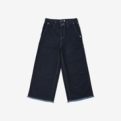 G-FRANCOのレディースジーンズ、WIDE FIT（ワイドフィット）Indigo（インディゴ）の正面からの全体図