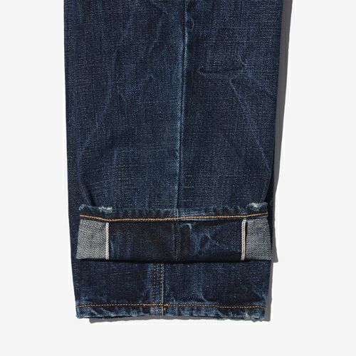 G-FRANCOのメンズジーンズ、BACCO（バッコ）Storomboli Blue（ストロンボリブルー）の裾