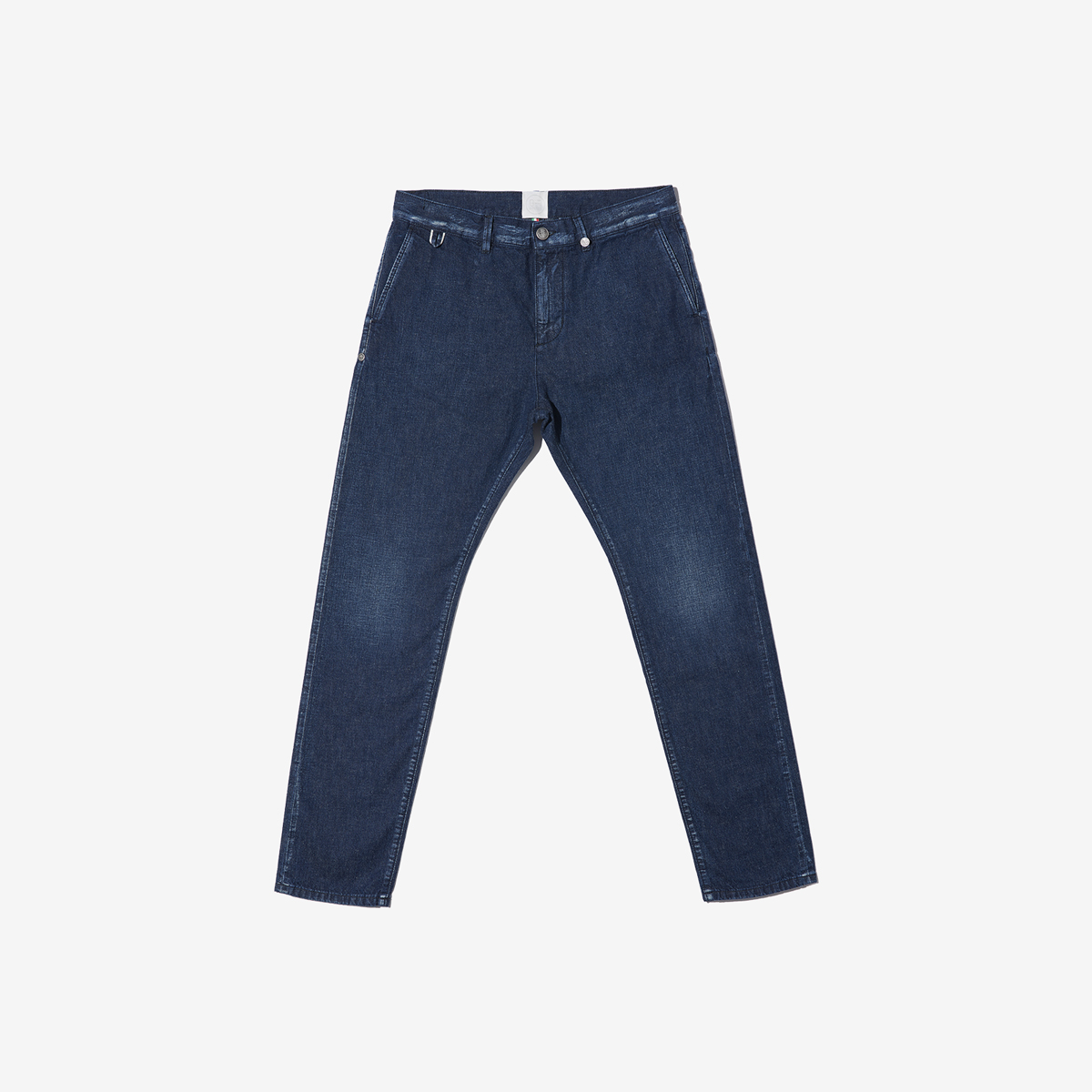 G-FRANCOのメンズジーンズ、APOLLO（アポロ）Pantelleria Blue（パンテッレリアブルー）の正面からの全体図