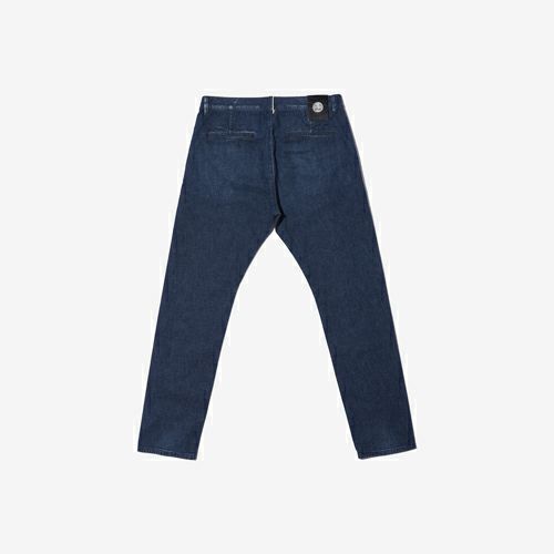 G-FRANCOのメンズジーンズ、APOLLO（アポロ）Pantelleria Blue（パンテッレリアブルー）の背面からの全体図