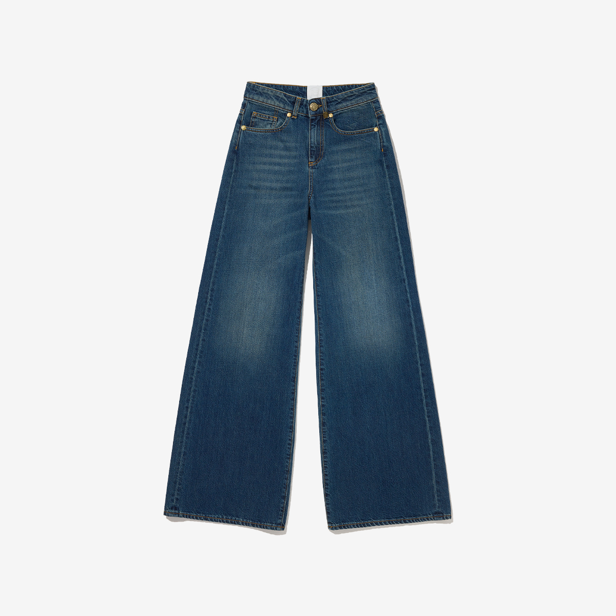 G-FRANCOのレディースジーンズ、VESTA PLUS（ヴェスタプラス）Genova Blue（ジェノヴァブルー）の正面からの全体図