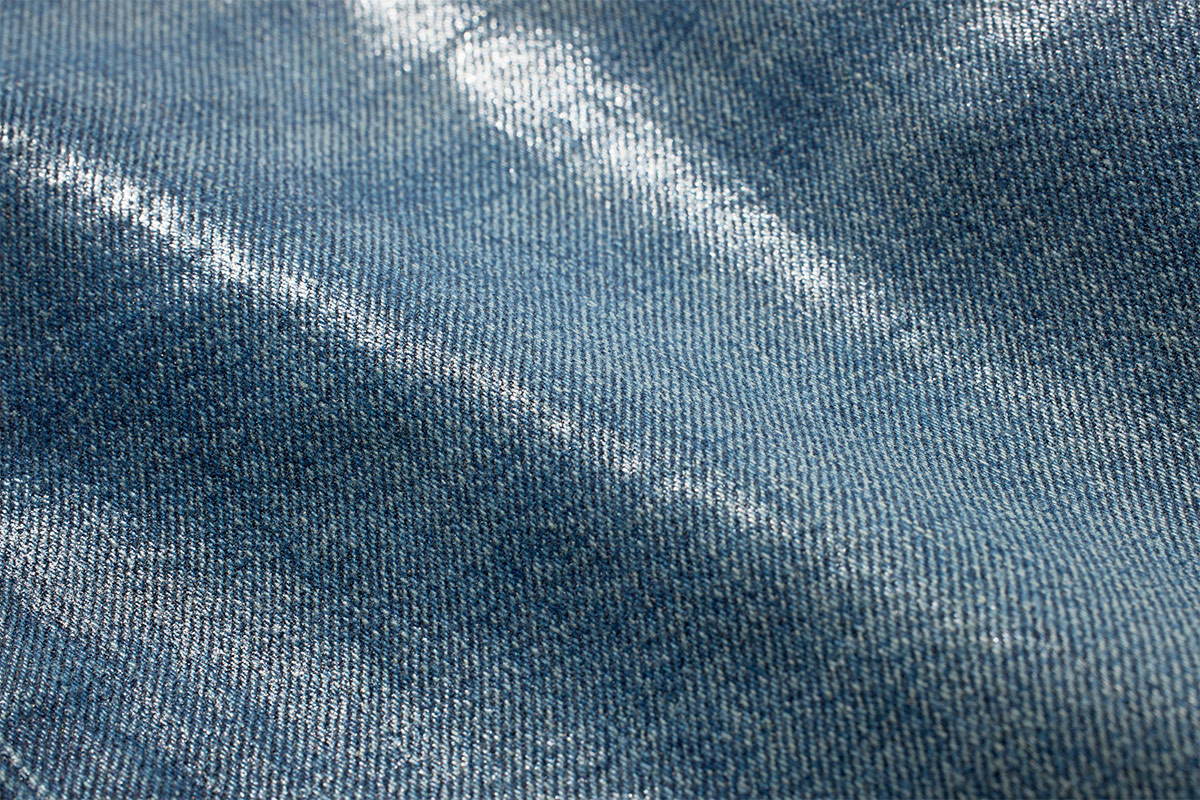 G-FRANCOのレディースジーンズ、VENERE（ヴェネレ）Florence Blue（フィレンツェブルー）の生地感