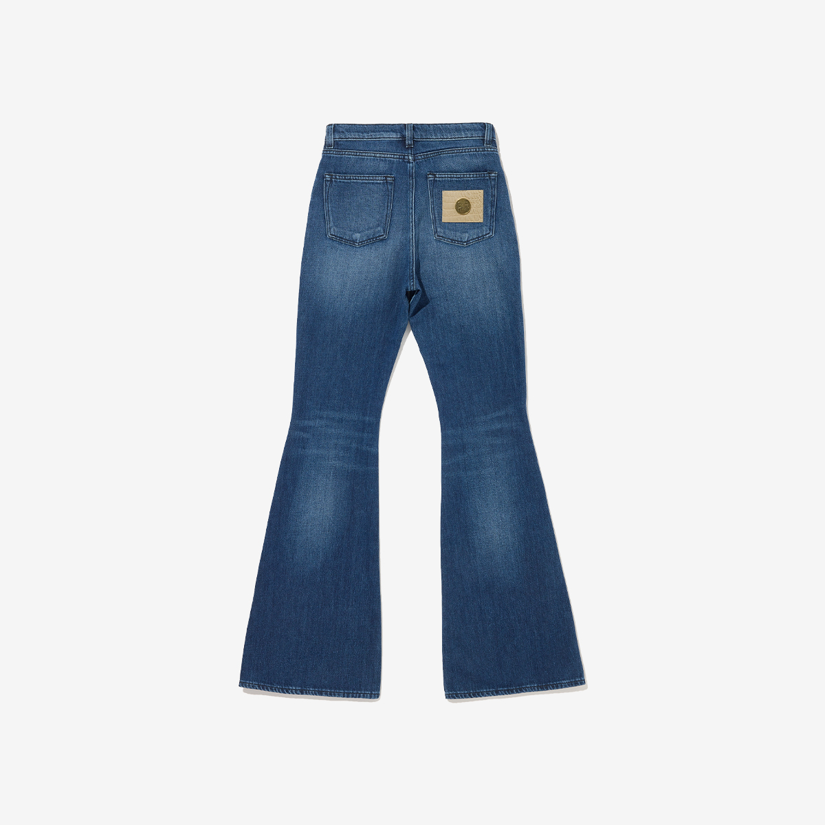 G-FRANCOのレディースジーンズ、MINERVA（ミネルヴァ）Roma Blue（ローマブルー）の背面からの全体図