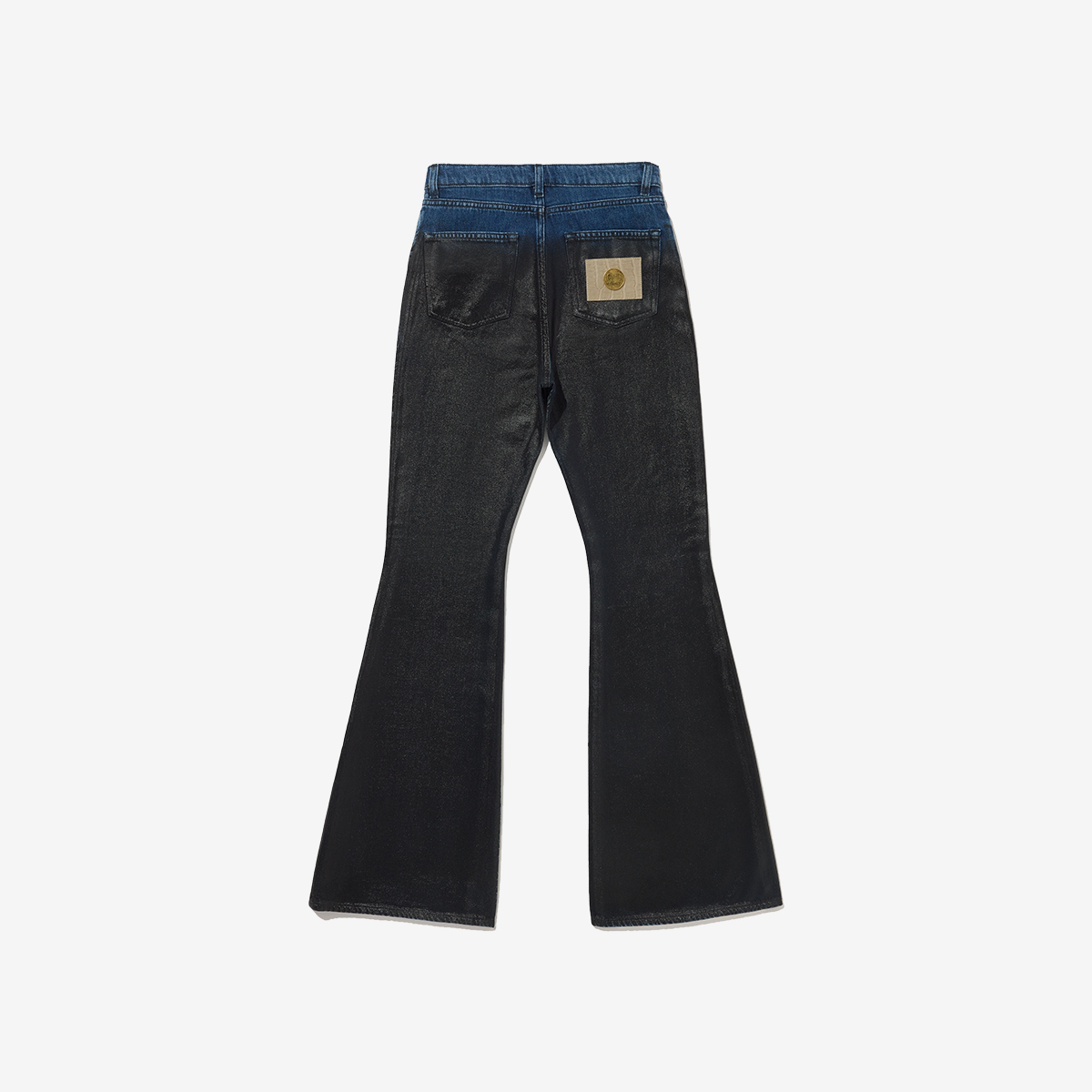 G-FRANCOのレディースジーンズ、MINERVA（ミネルヴァ）Verona Blue（ヴェローナブルー）の背面からの全体図