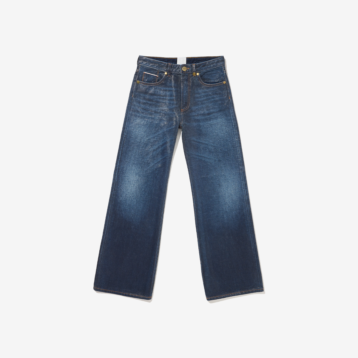 G-FRANCOのレディースジーンズ、ATHENA（アテナ）Milan Blue（ミラノブルー）の正面からの全体図