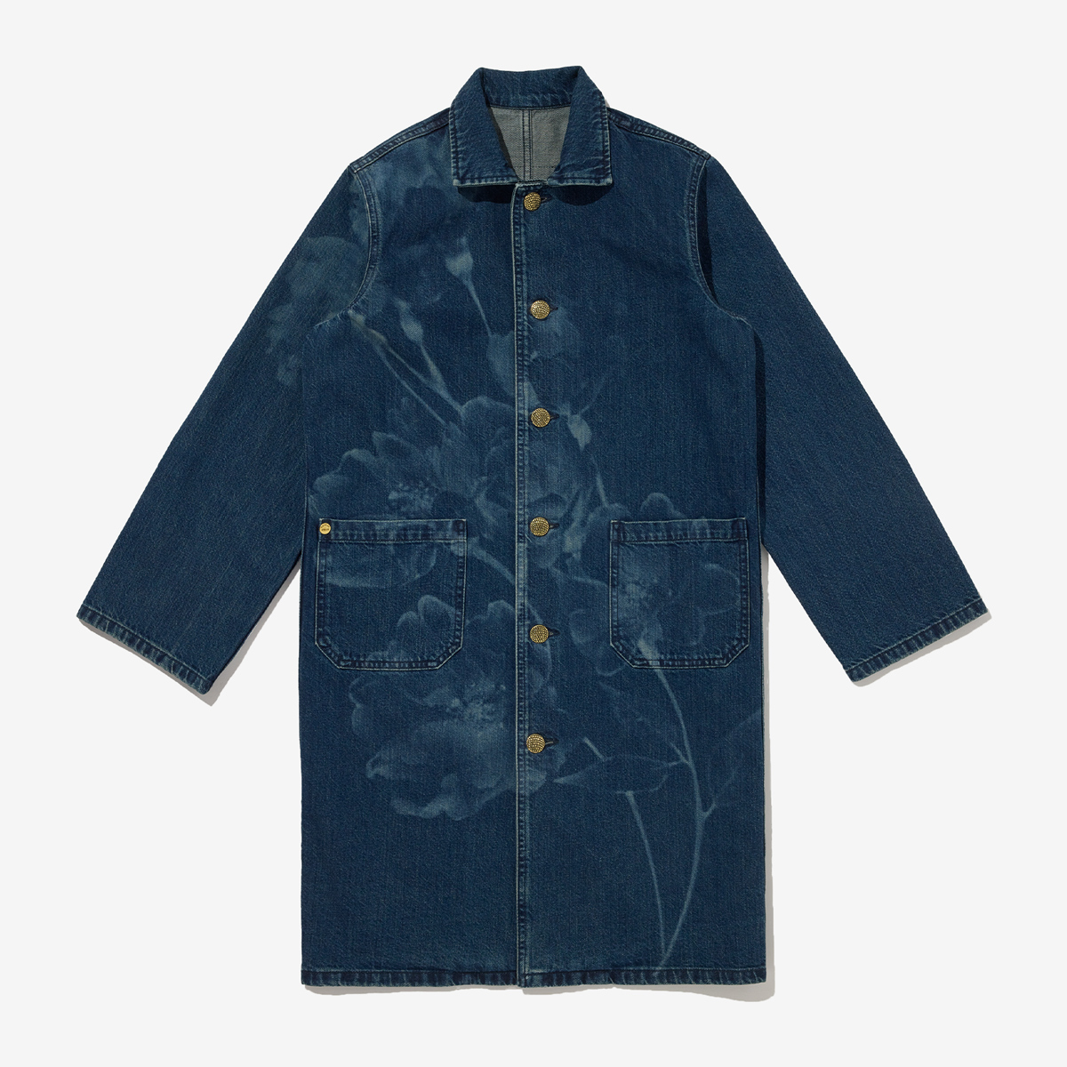 G-FRANCOのレディースデニムジャケット、FORTUNA（フォルトゥーナ）Palermo Blue（パレルモブルー）の正面からの全体図