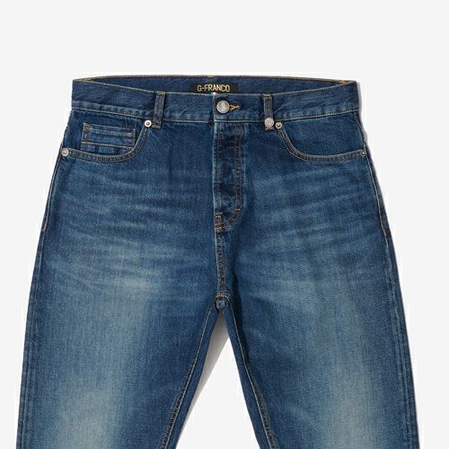 G-FRANCOのメンズデニムBACCOバッコの正面アップの画像