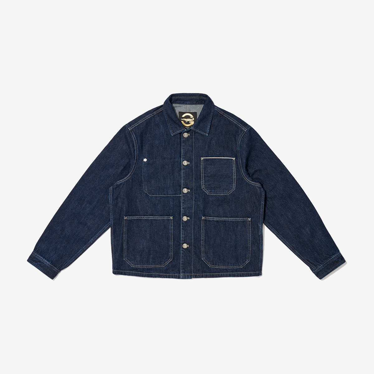 G-FRANCOのメンズデニムジャケット、正面からの画像