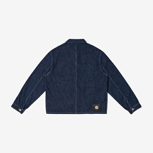 G-FRANCOのメンズデニムジャケット、後からの画像
