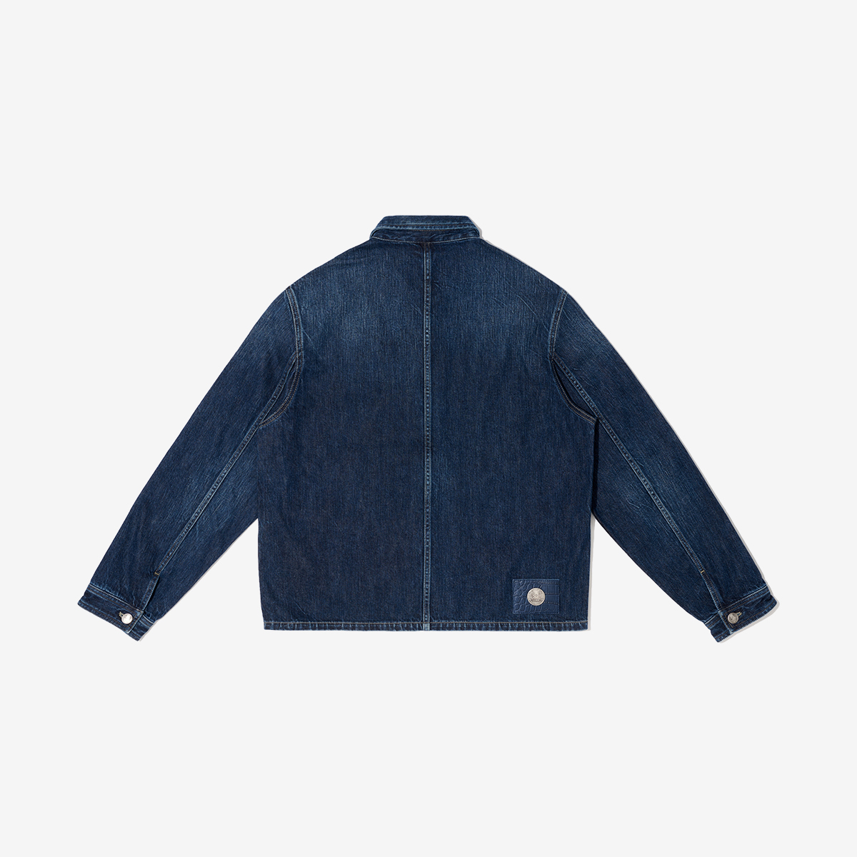 G-FRANCOのメンズデニムジャケット、後からの画像