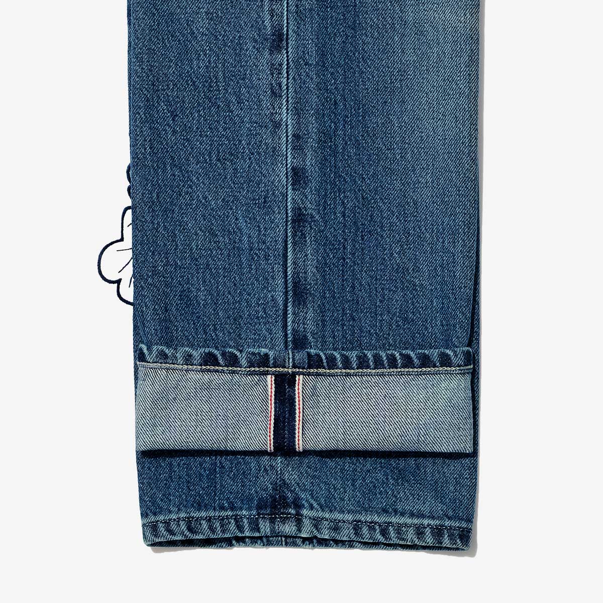 G-FRANCOのウィメンズデニムVENEREベネレの裾の画像