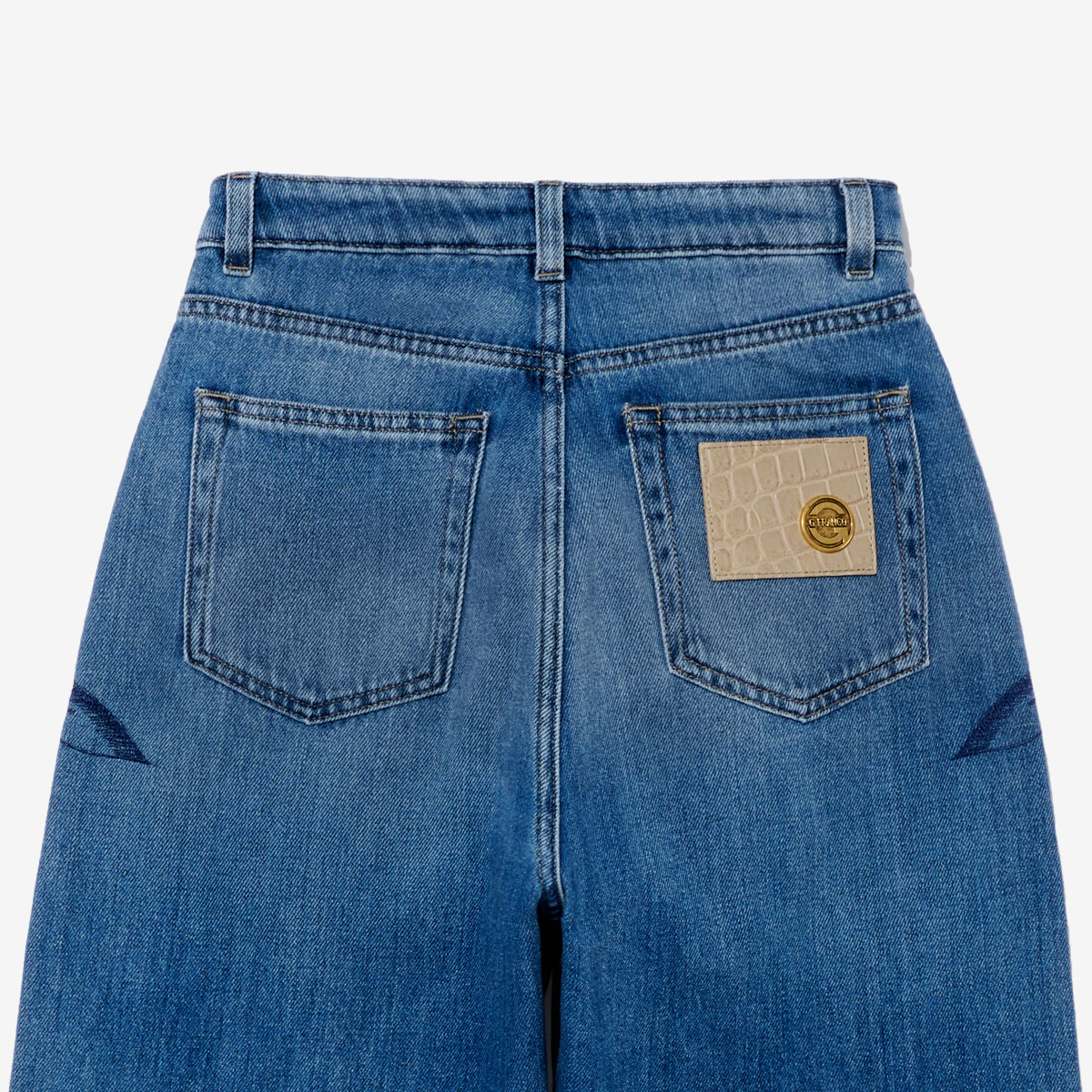 G-FRANCOのウィメンズデニムFATUAファトゥアの後アップの画像