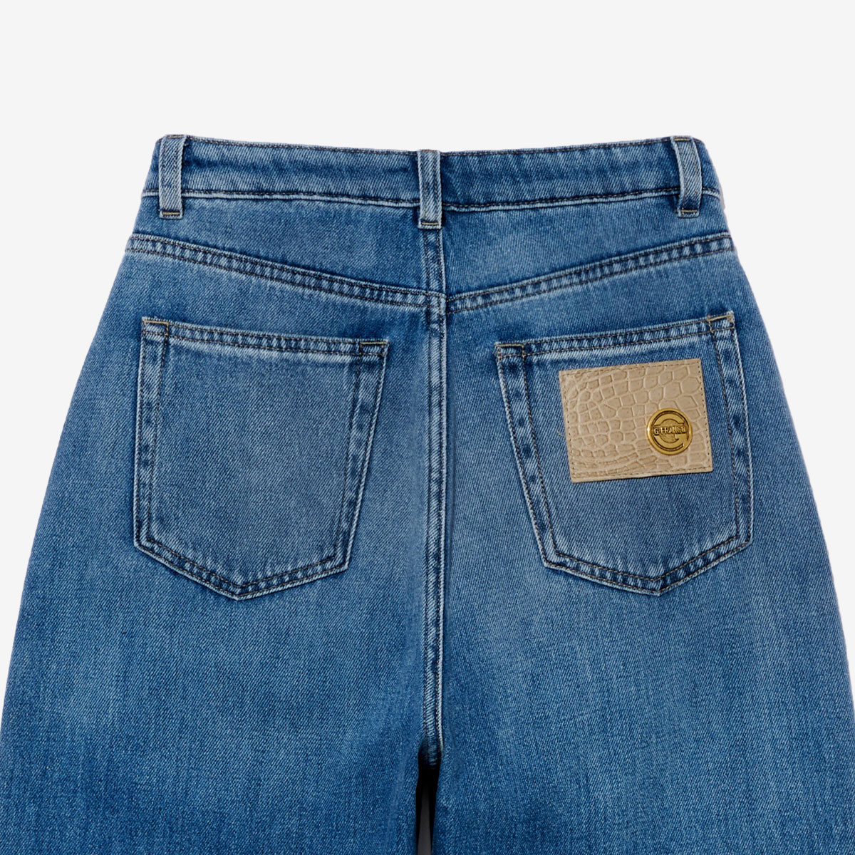 G-FRANCOのウィメンズデニムFATUAファトゥアの後アップの画像