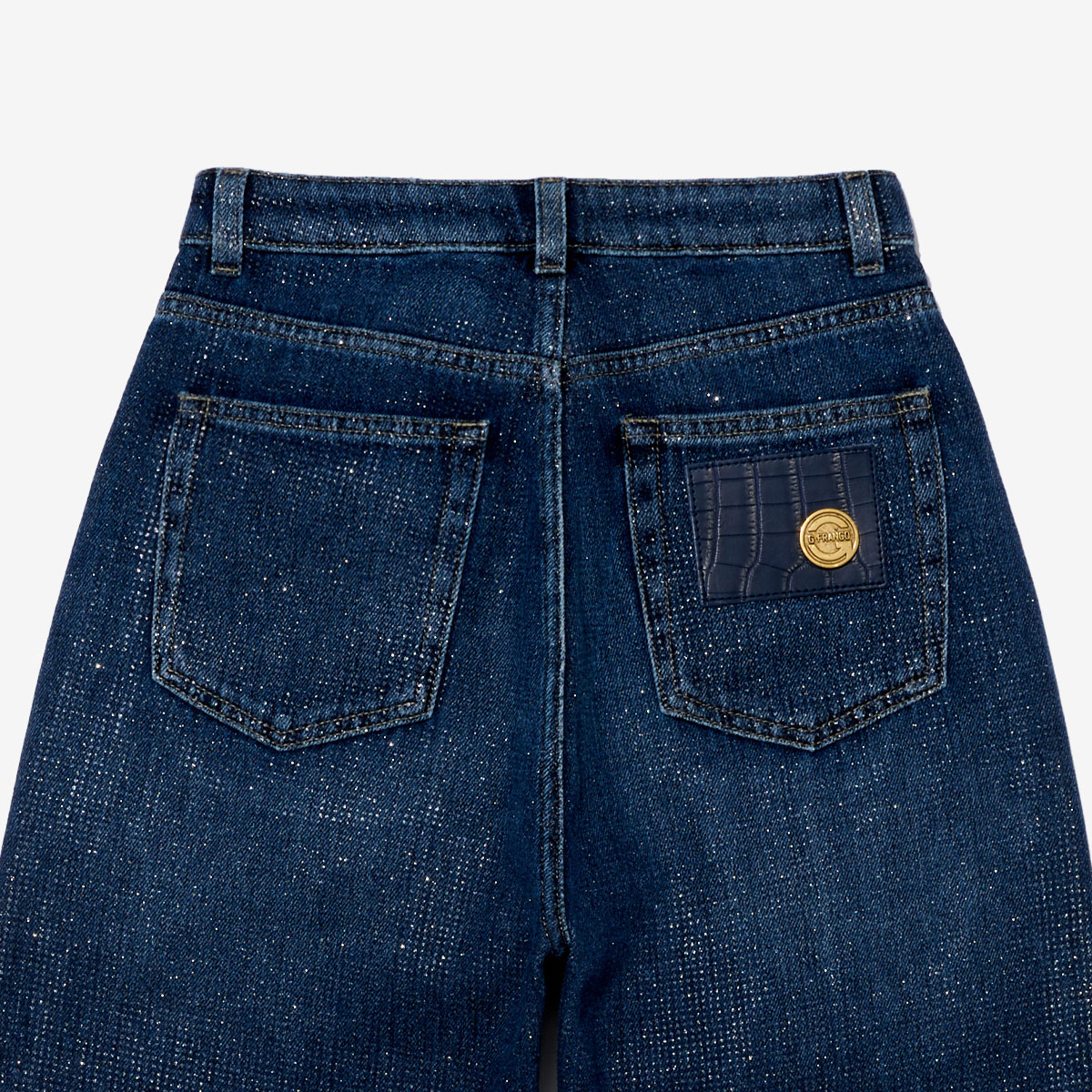 G-FRANCOのウィメンズデニムFATUAファトゥアの後アップの画像