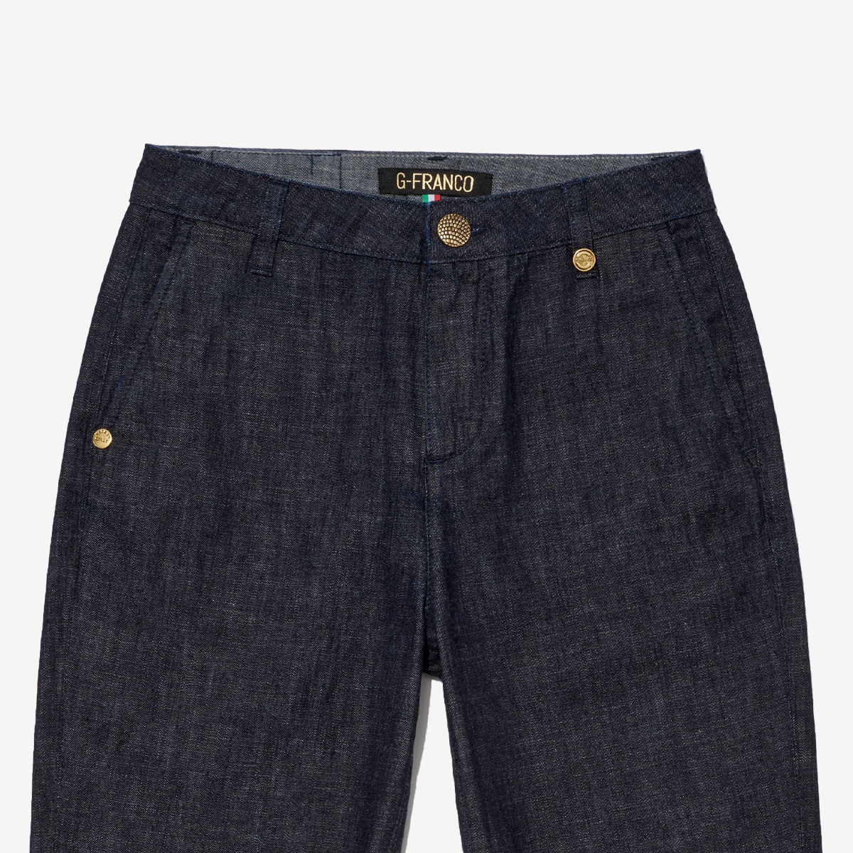 G-FRANCOのウィメンズデニムFELICITASフェリシタスの正面アップの画像