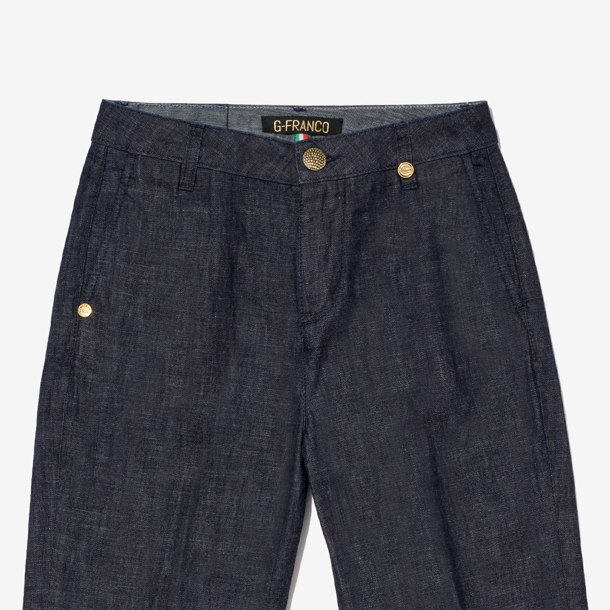 G-FRANCOのウィメンズデニムFELICITASフェリシタスの正面アップの画像